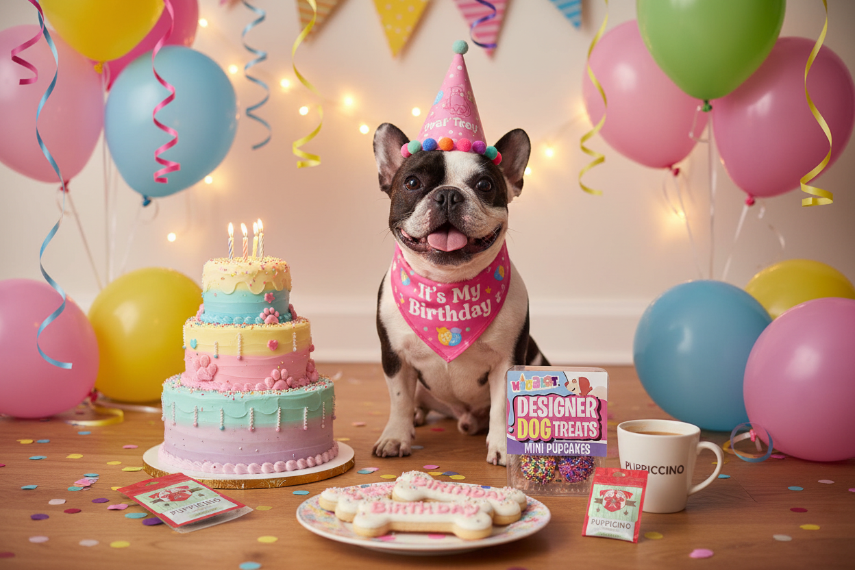Dog Birthday Cakes, Treats & Drinks
