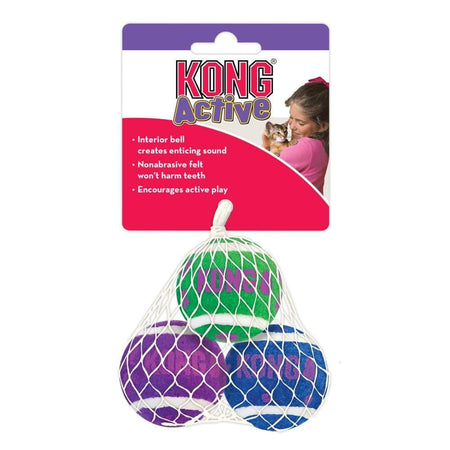 Kong Cat Active Tennis Balls W/bells