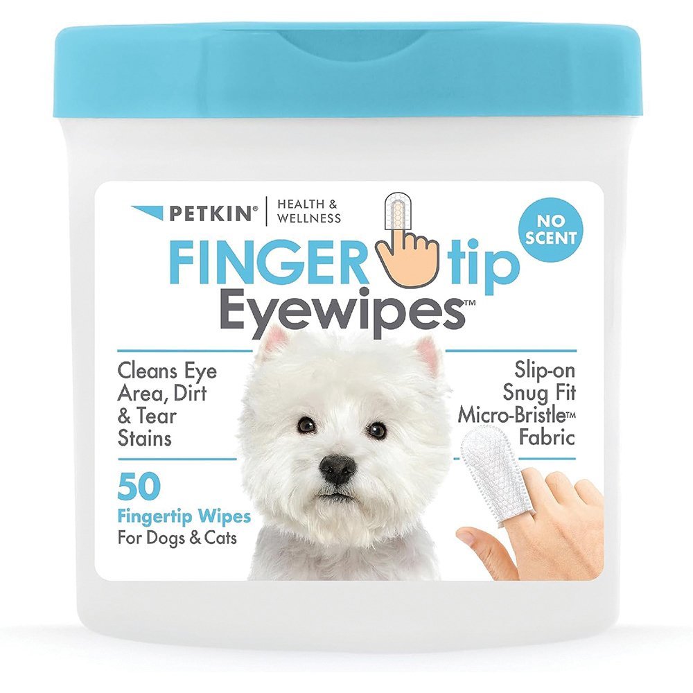 Petkin Fingertip Eye Wipes