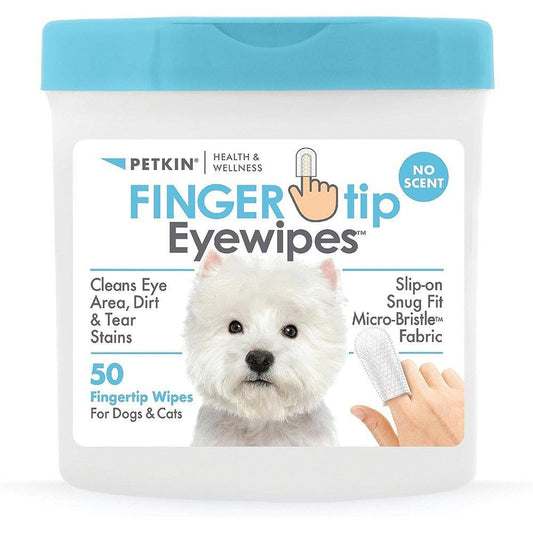 Petkin Fingertip Eye Wipes