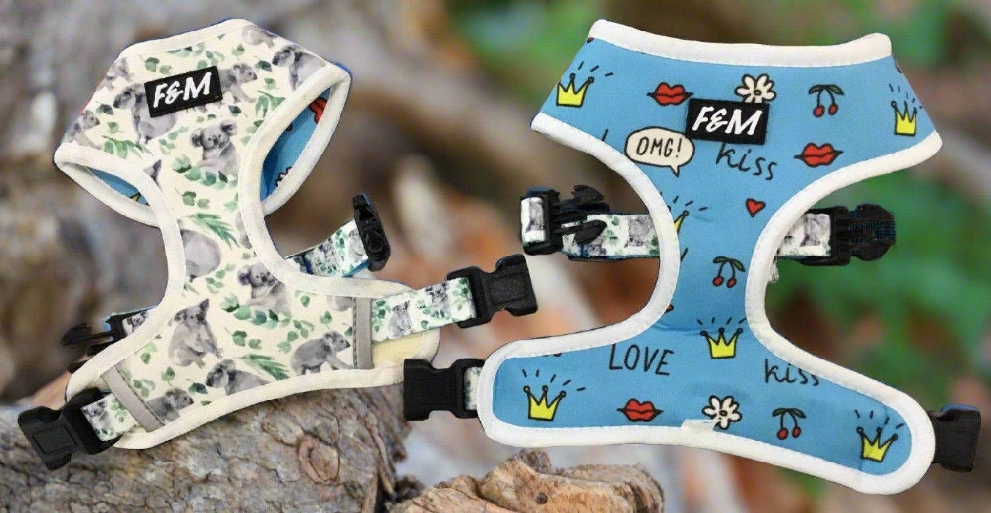 Fifi & Max Dog Reversible Harness Koala