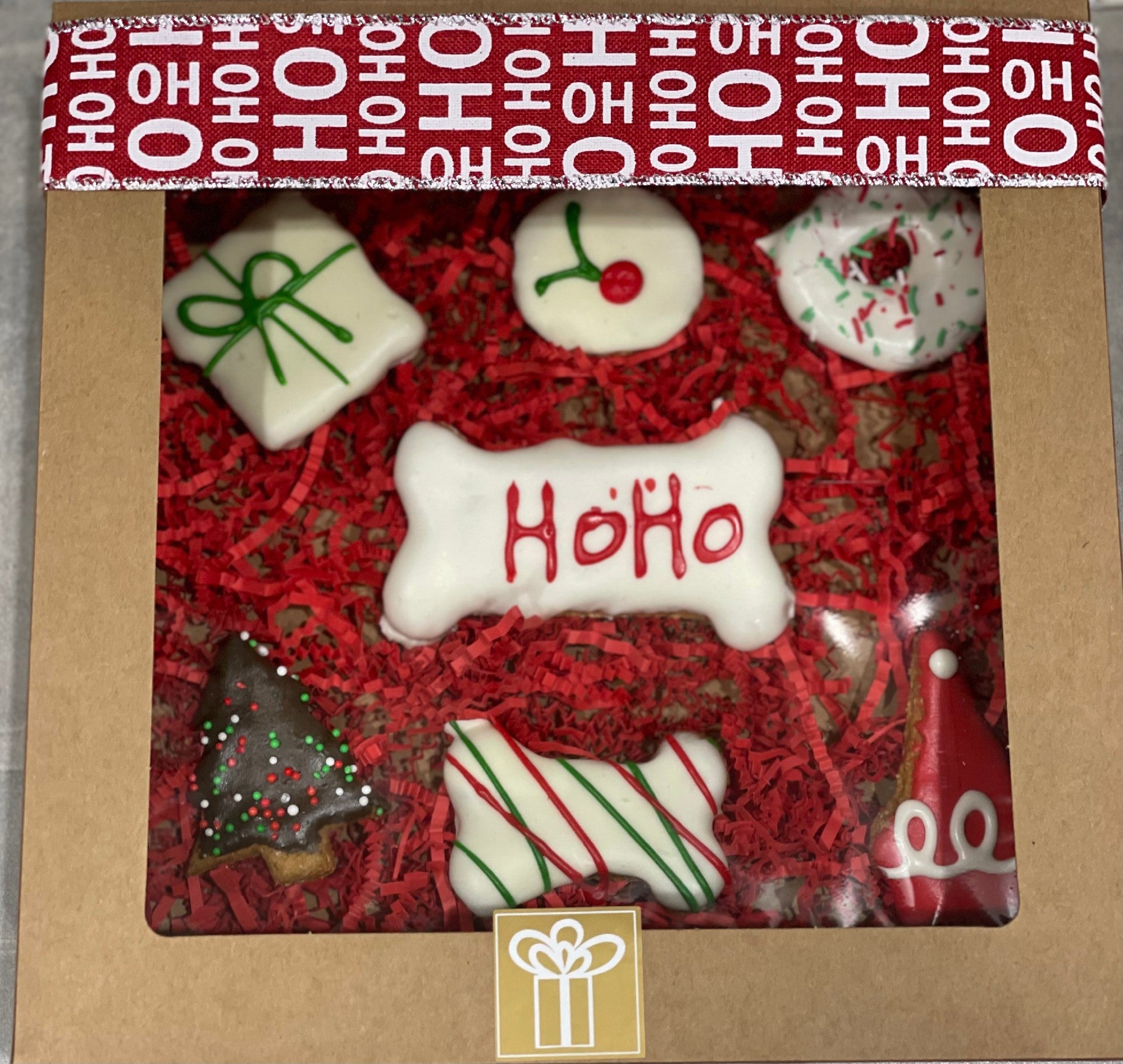Christmas Hoho Doggy Treat Box