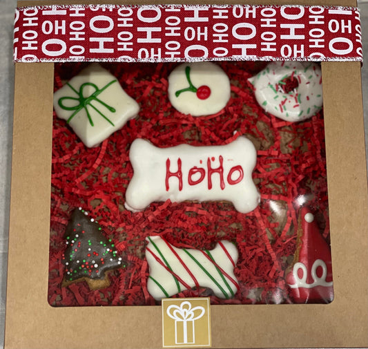 Christmas Hoho Doggy Treat Box