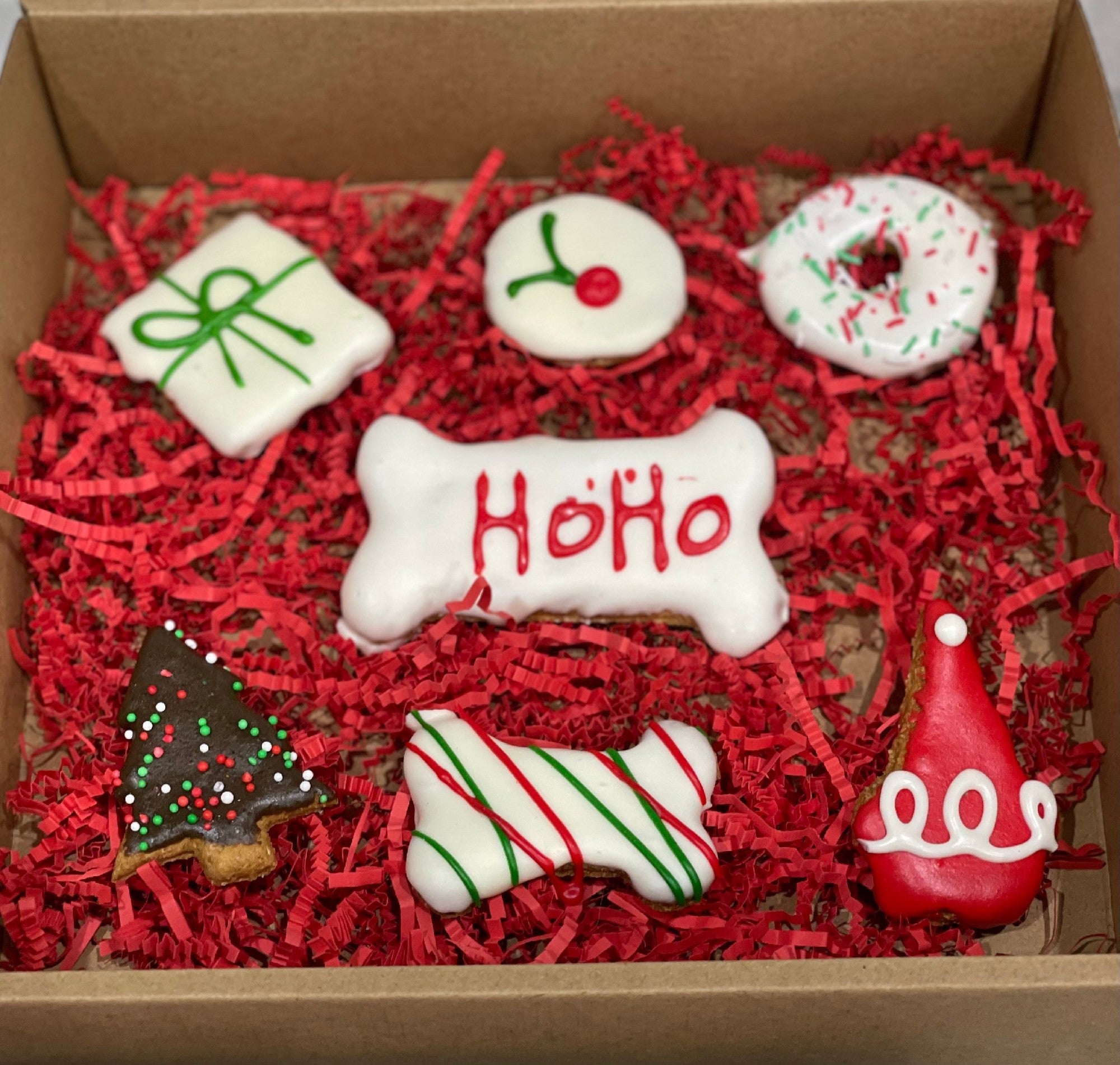 Christmas Hoho Doggy Treat Box