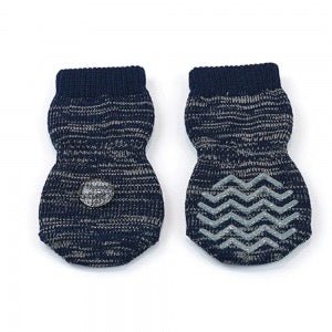 Non-slip Pet Socks [SIZ:Small COL:Navy]