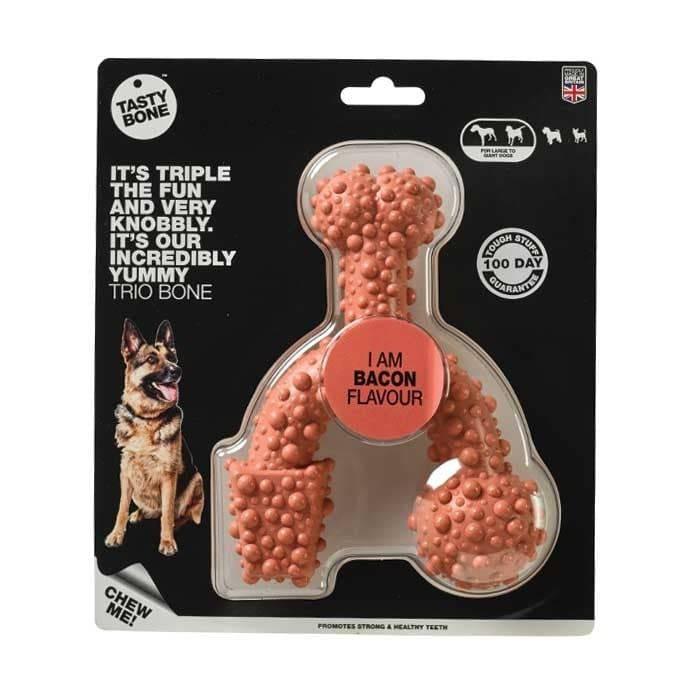 Tasty Bone Nylon Trio Dog Bone [SIZ:Small COL:Beef]