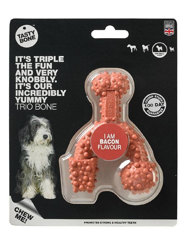 Tasty Bone Nylon Trio Dog Bone [SIZ:Toy COL:Beef]