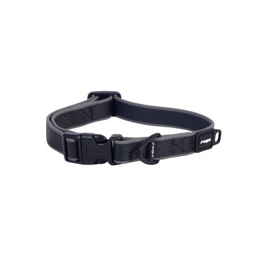 Rogz Amphibian Classic Collar [SIZ:Medium COL:Black]