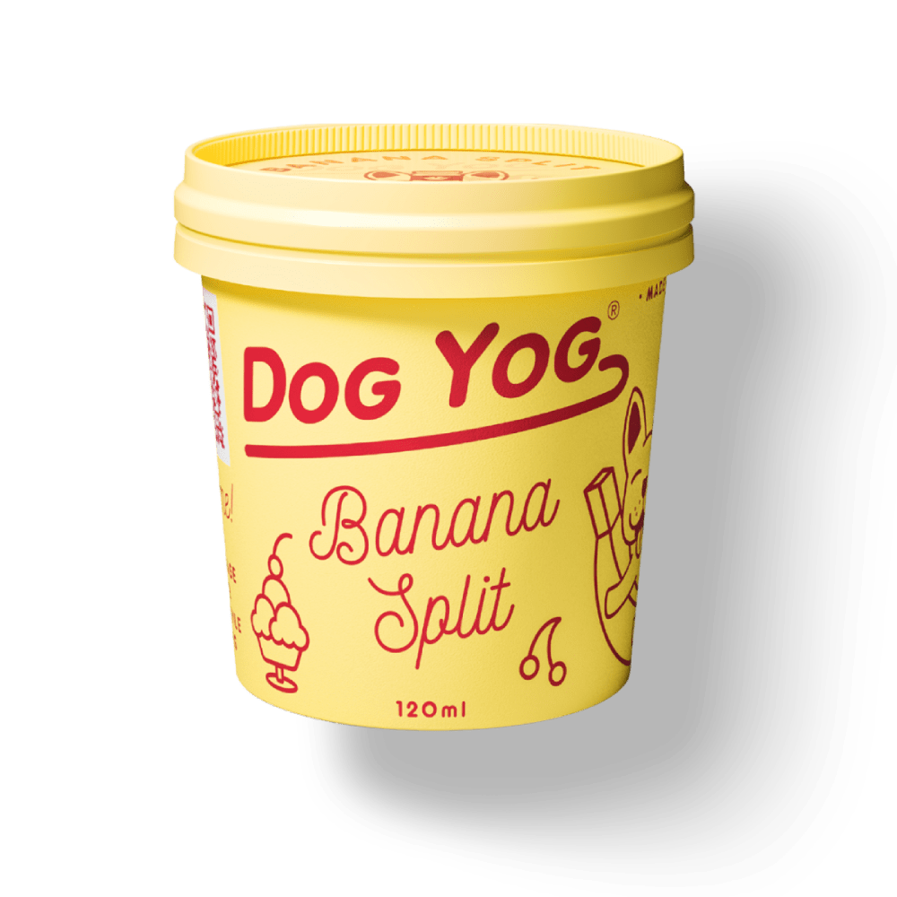 Dog Yog Prebiotic Ice Cream 120ml (pickup Only) [COL:Banana Split]