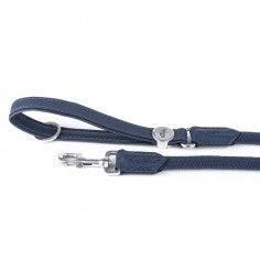 My Family Bilbao Faux Leather & Rope Lead [COL:Blue]