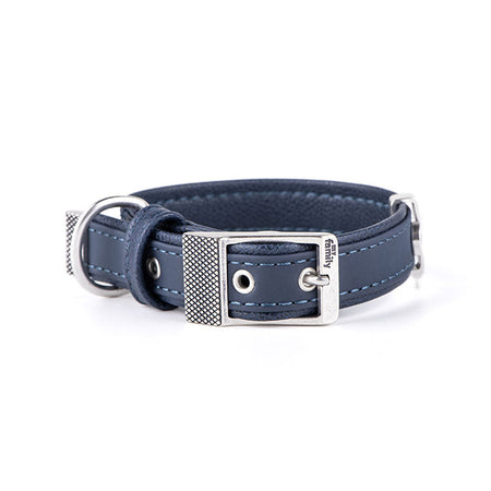 My Family Bilbao Faux Leather Collar [COL:Blue SIZ:XLarge/2XLarge 49-59cm]