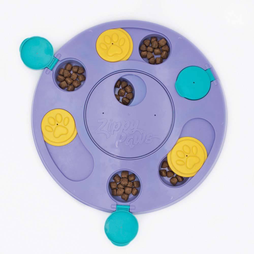 Zippypaws Smartypaws Puzzler Puzzle Feeder - Purple 28cm [COL:Purple]