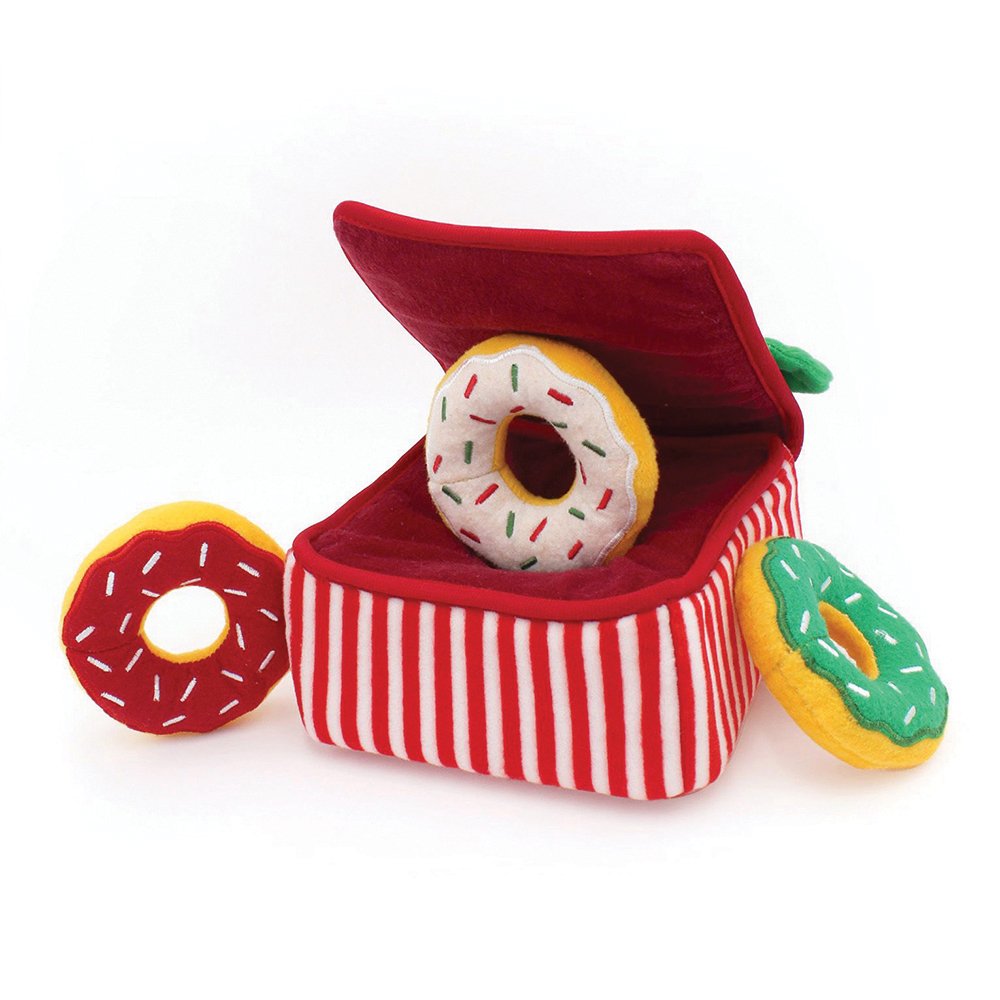 Zippypaws Holiday Burrow Donut