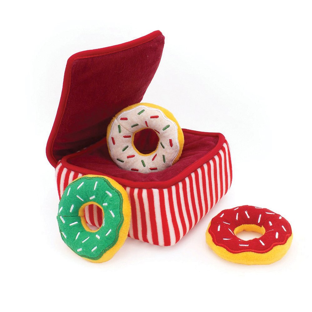 Zippypaws Holiday Burrow Donut