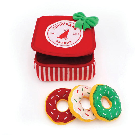 Zippypaws Holiday Burrow Donut