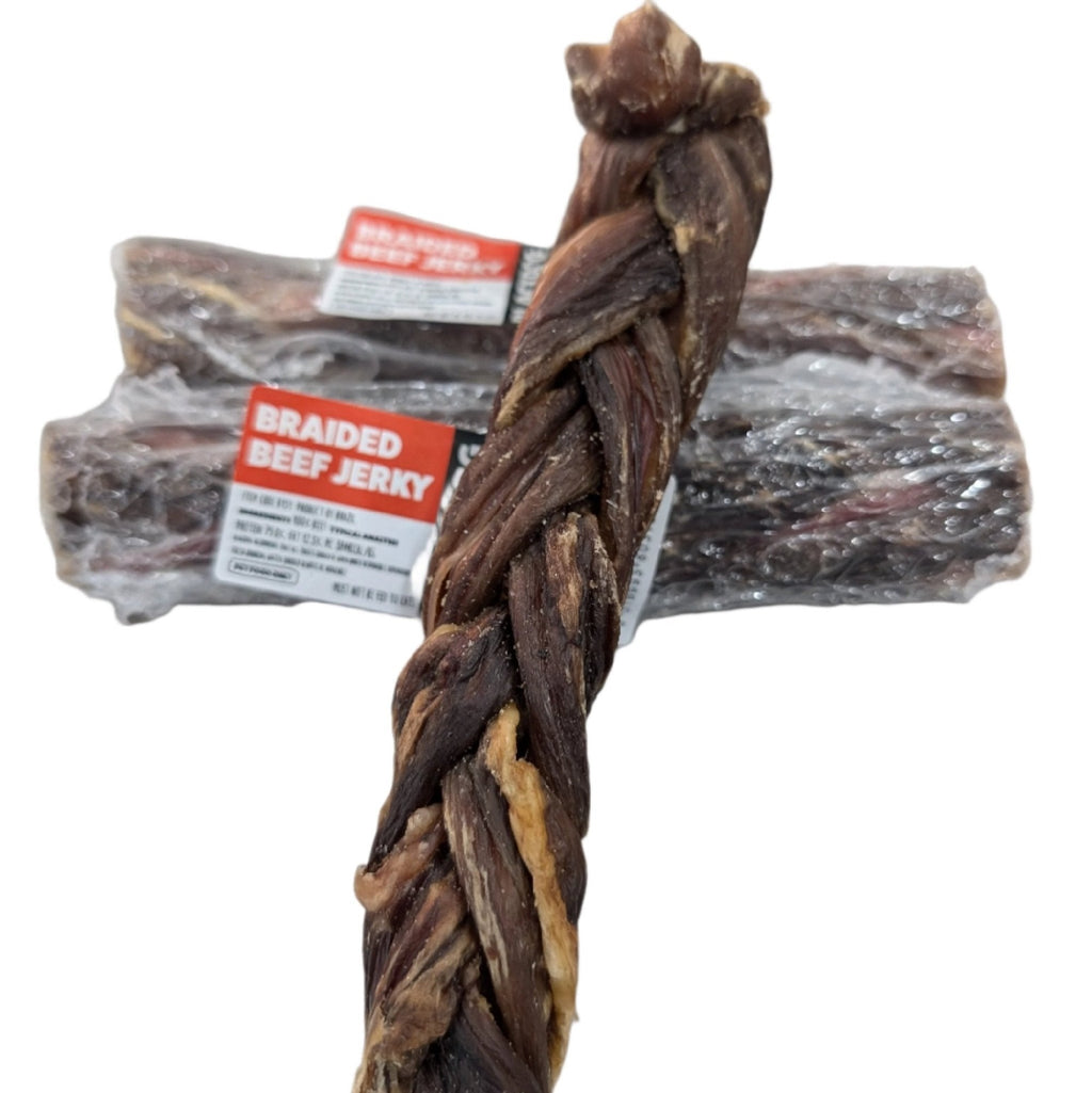 Braided Beef Jerky Dog Treat