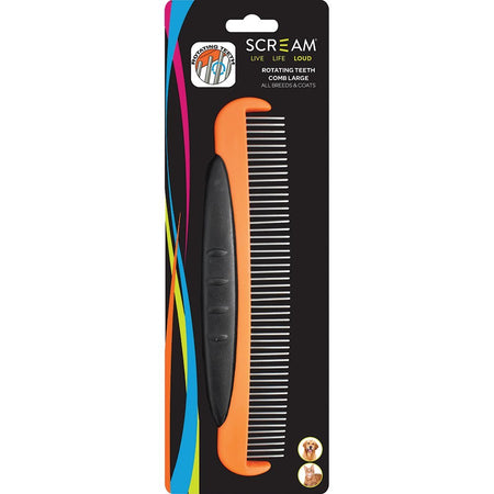 Scream Rotating Teeth Comb [SIZ:Small 14cm]