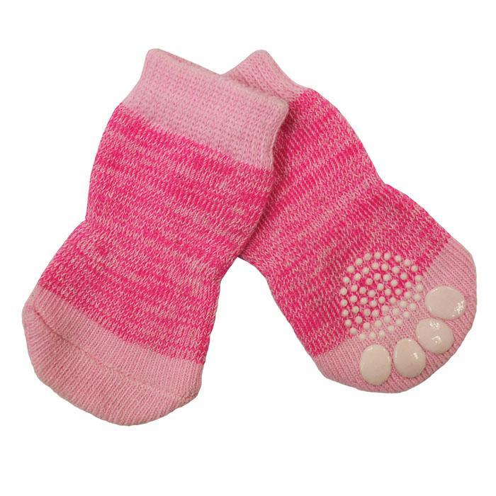 Non-slip Pet Socks [SIZ:Small COL:Pink]