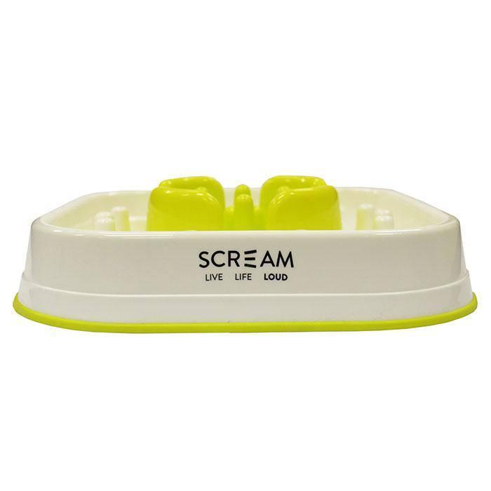 ScreamÂ® Slow Feed Interactive Dog Bowl 28x28x7cm
