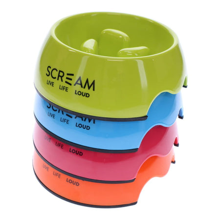 Scream Round Slow Down Pillar Bowl [COL:Pink SIZ:200ml]