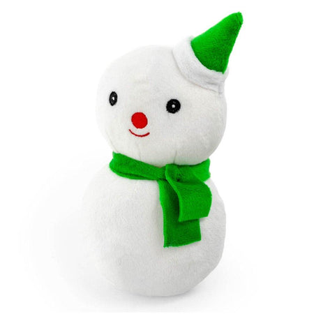 Christmas Snowman W/squeaky Ball 17cm