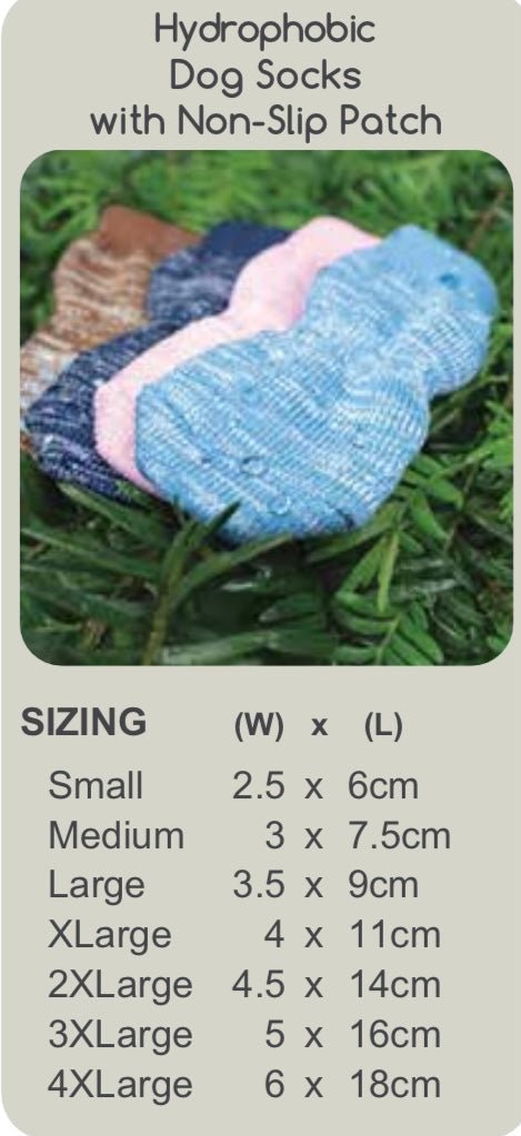 Hydrophobic Non-slip Pet Socks [SIZ:Medium COL:Navy]