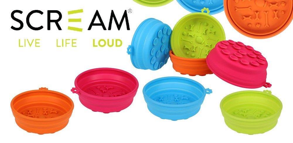 Collapsible Travel Bowl W/suction Base