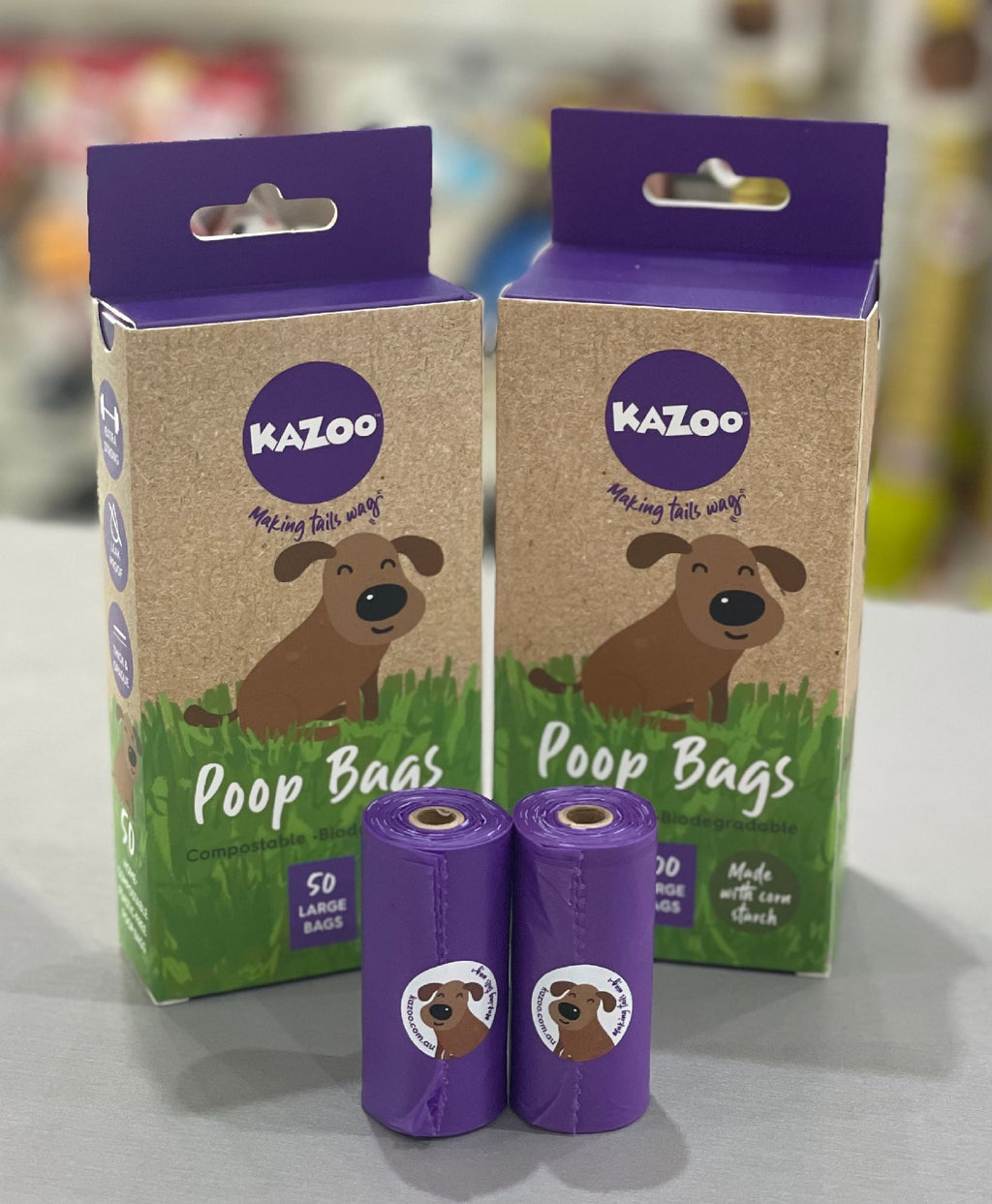 Kazoo Eco Poop Bags [SIZ:50 pack]