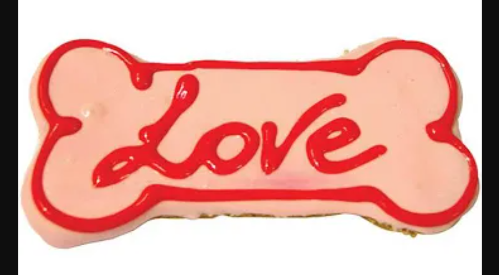 Love Dog Bone Cookie