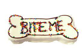 Large Bone Bite Me Gourmet Dog Cookie