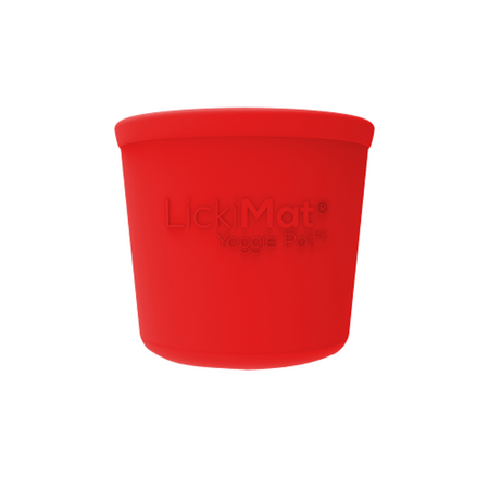 Lickimat Yoggie Pot [COL:Red]