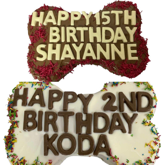 Dog Bone Birthday Cake (in Store Only)