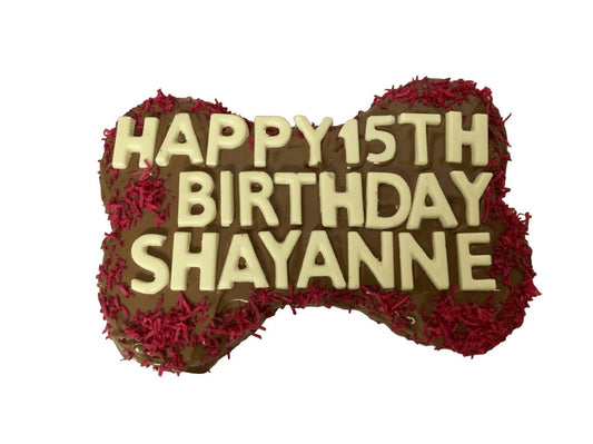 Dog Bone Birthday Cake (in Store Only)