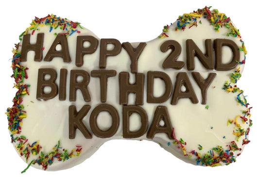Dog Bone Birthday Cake (in Store Only)