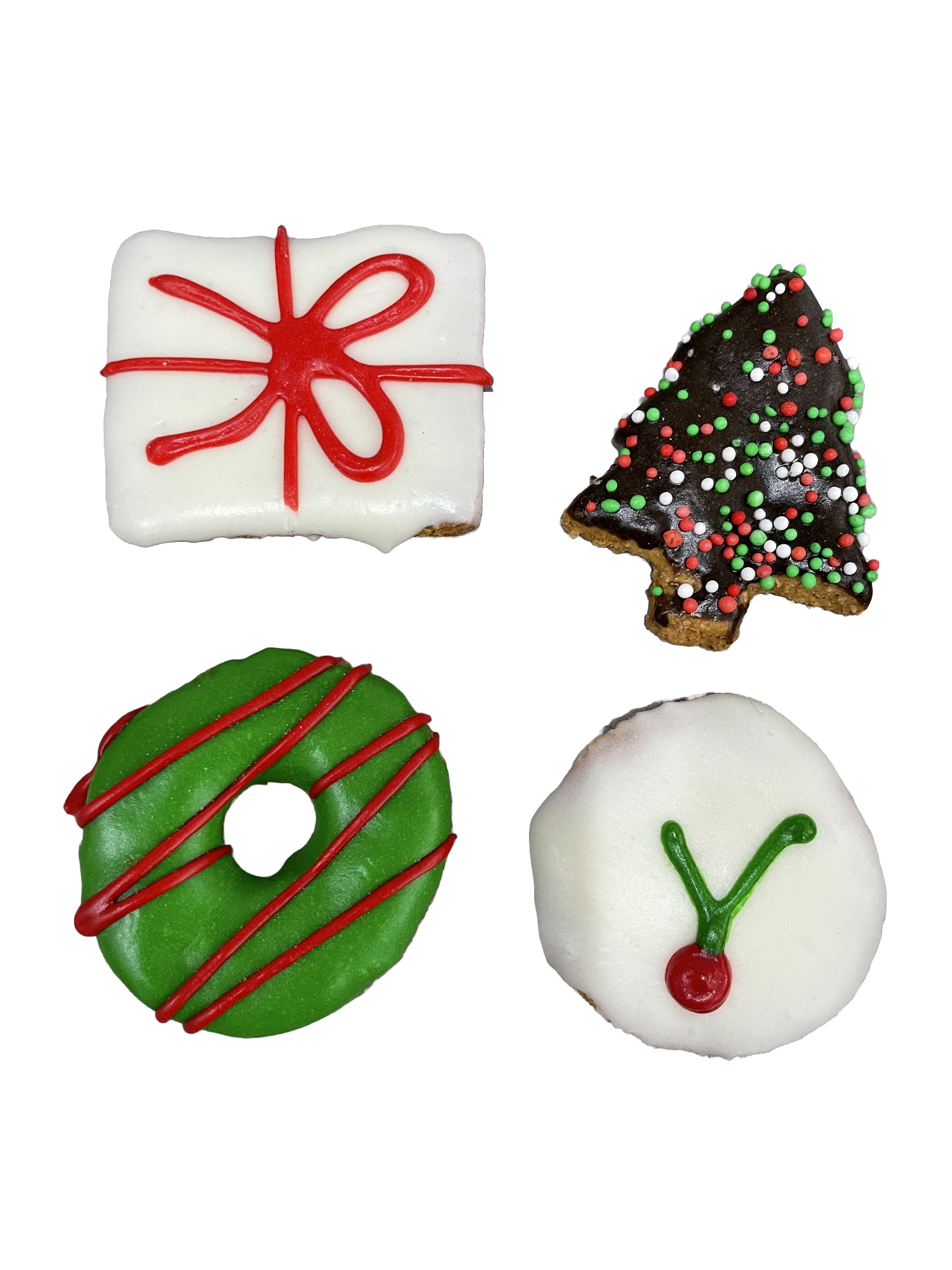 Doggy Christmas Cookie Gift Box 4 Pack
