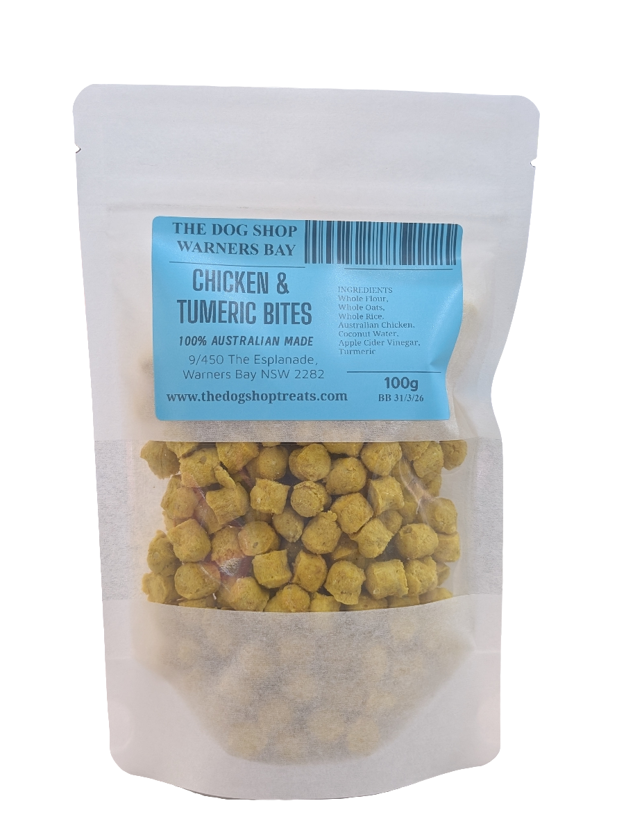 CHICKEN & TUMERIC BITES PACKAGED