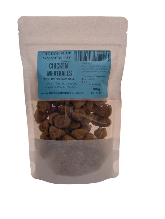 CHICKEN meatballs packed