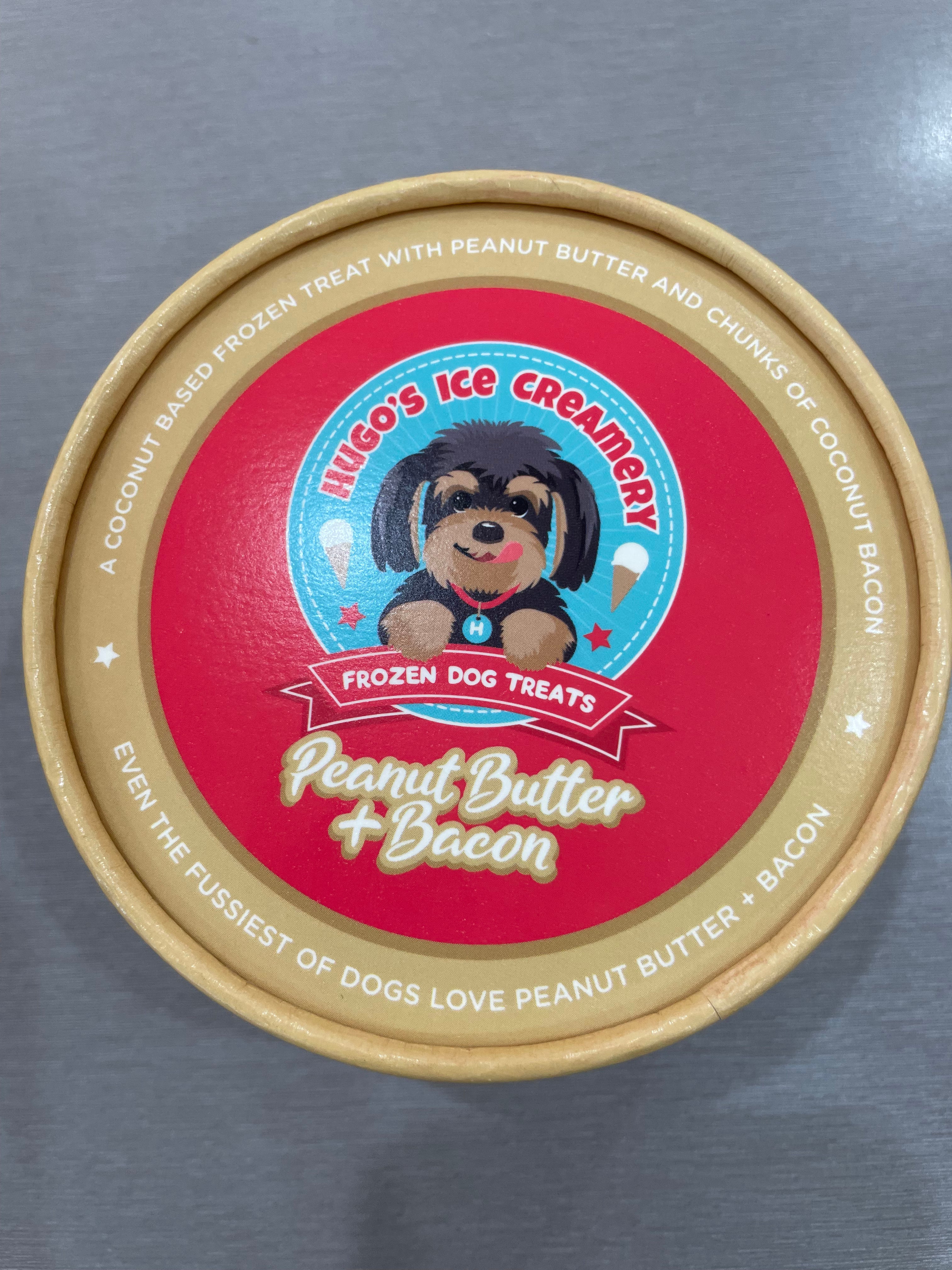Hugo's Doggie Ice Cream (Pickup Only) - The Dog Shop Warners BayPeanut Butter & Bacon