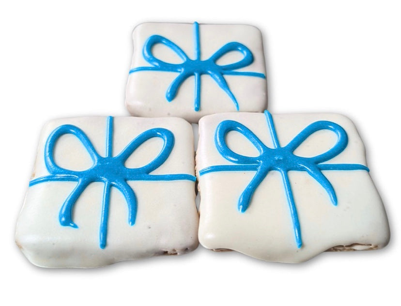 Birthday Present Dog Cookie