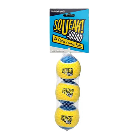 Squeak Squad Tennis Balls 3 Pack