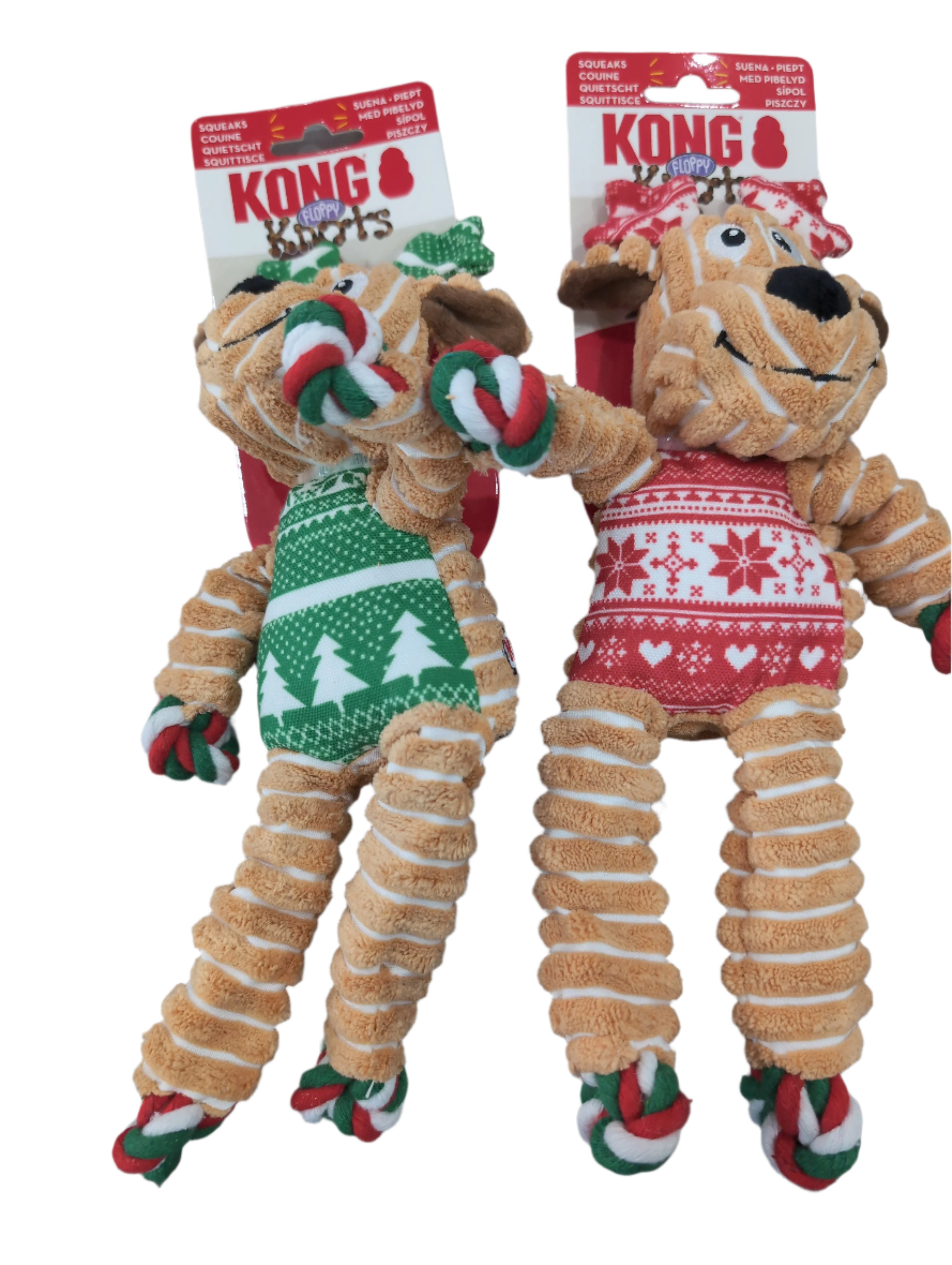 Kong Holiday Floppy Knots