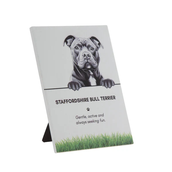 Plaque Staffordshire Bull Terrier