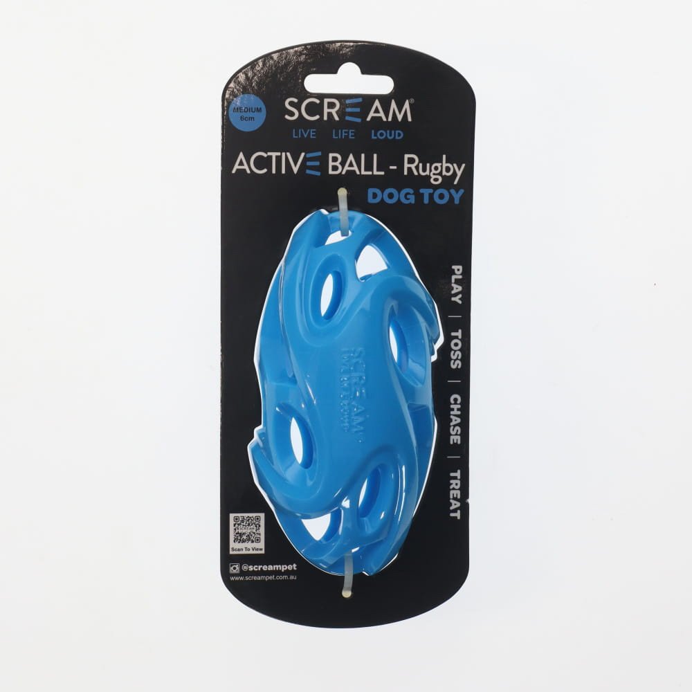 Scream ACTIVE BALL RUGBY - Medium 13.5x7cm