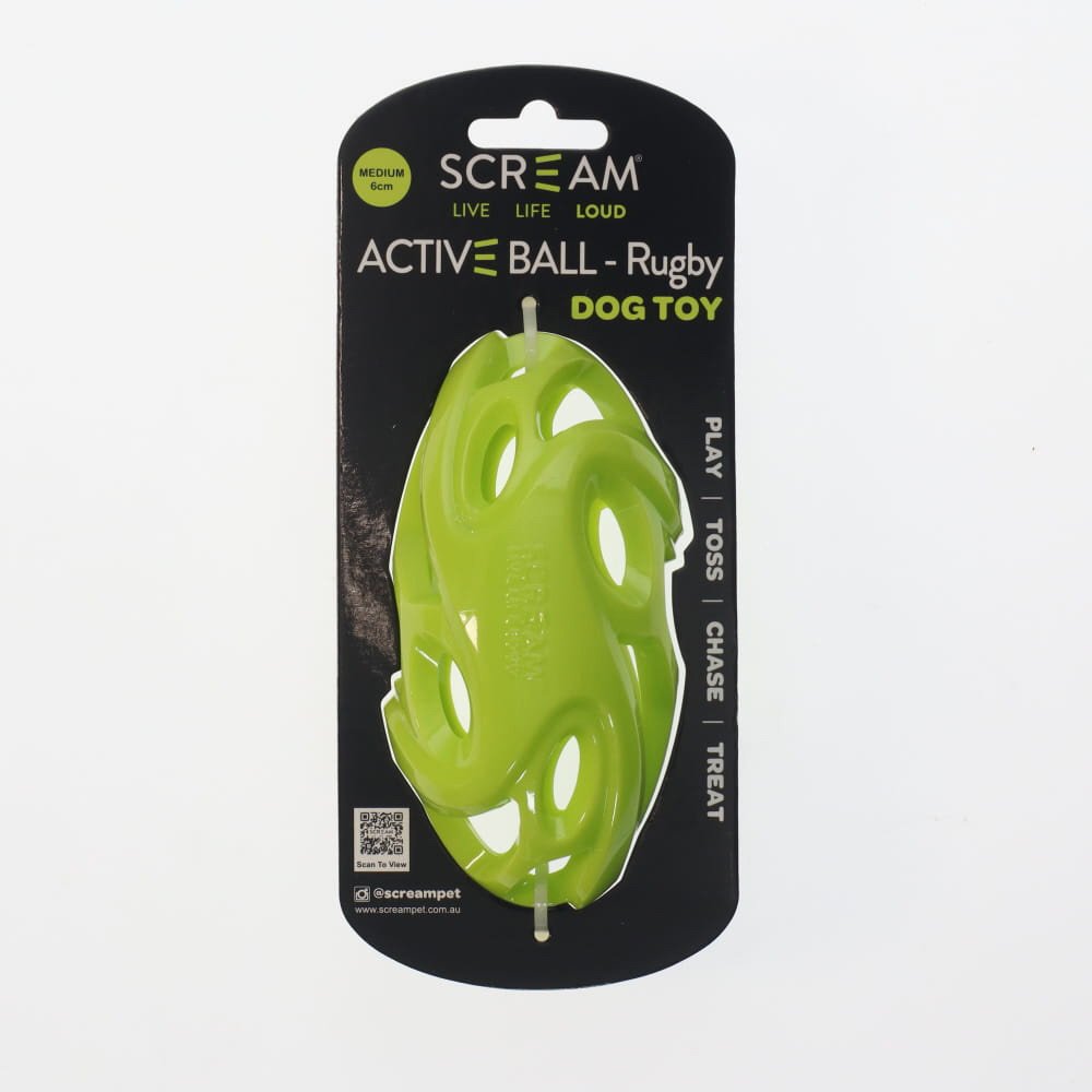 Scream ACTIVE BALL RUGBY - Medium 13.5x7cm