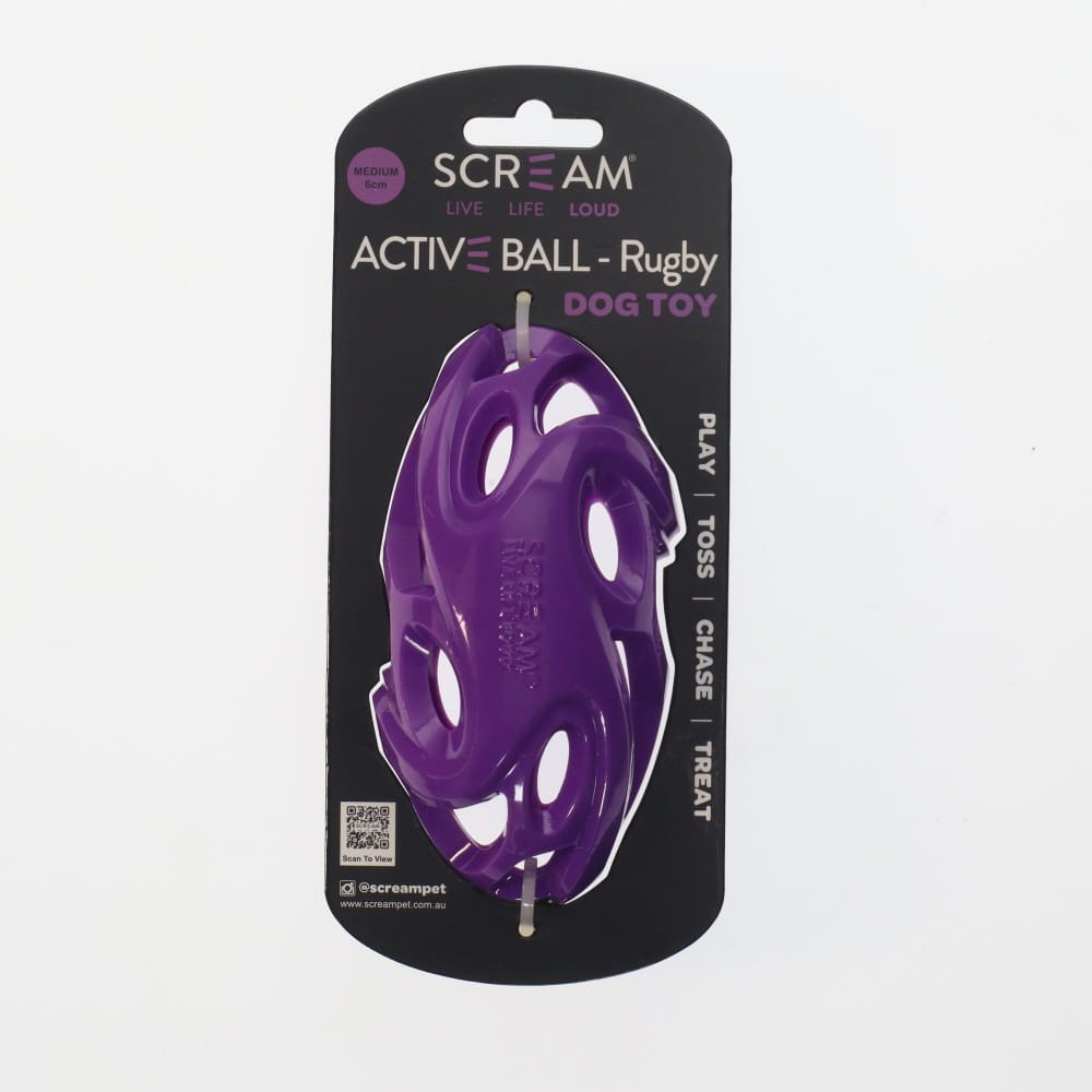 Scream ACTIVE BALL RUGBY - Medium 13.5x7cm