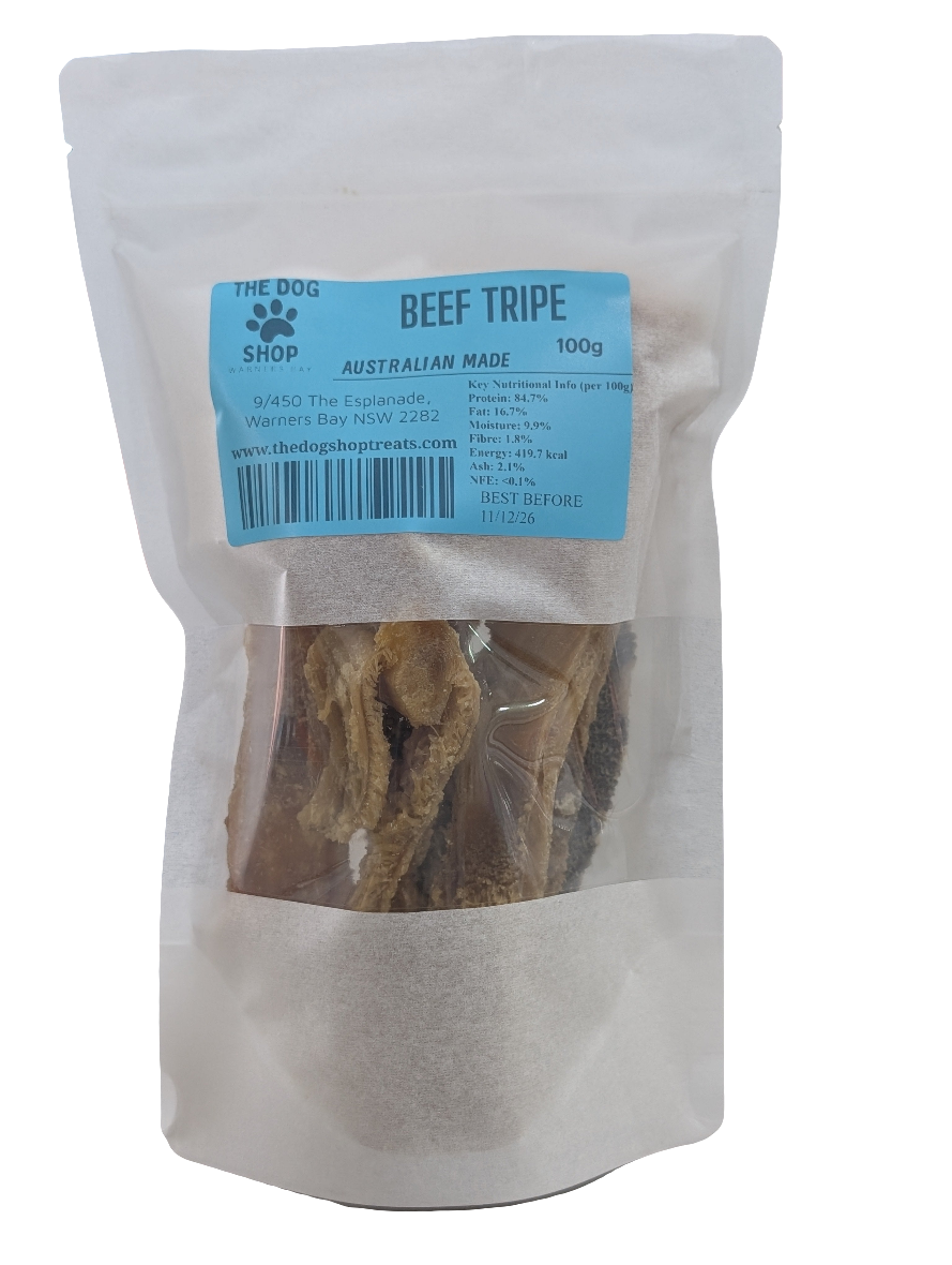 beef tripe packed