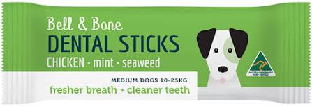 Bell & Bone Chicken Dental Stick - The Dog Shop Warners Bay