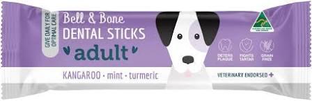 Bell & Bone Kangaroo Dental Stick - The Dog Shop Warners Bay