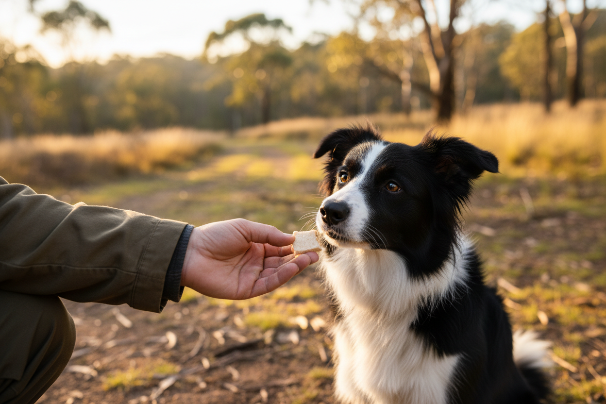 Border collie training treat