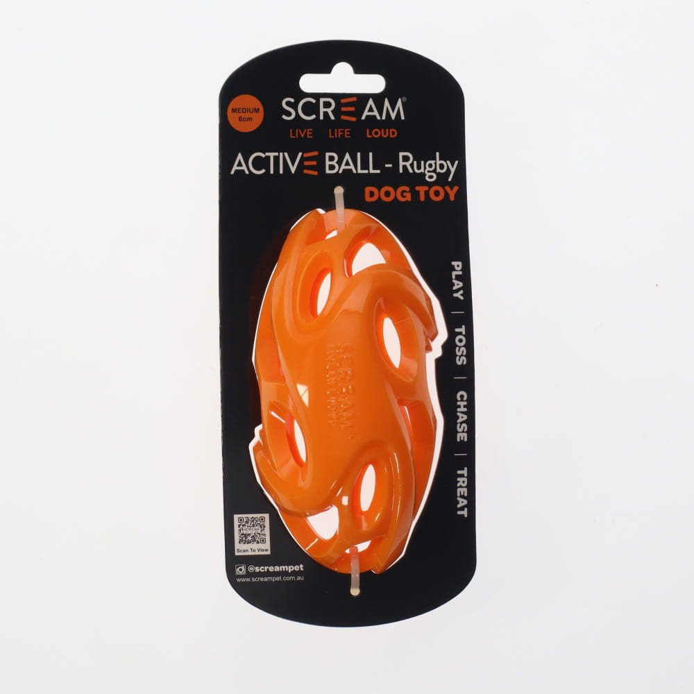 Scream ACTIVE BALL RUGBY - Medium 13.5x7cm